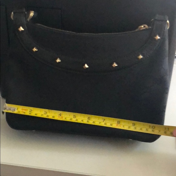 Black GG canvas Gucci bamboo Anita bag - Picture 7 of 8